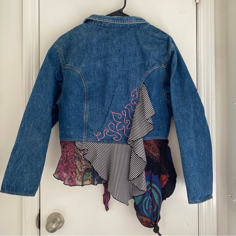 Patchwork Denim Jacket - image 2